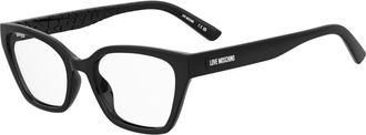Moschino Mol 687 Optisch Montuur - Dames - Brillen - Zwart - 53 MM - Accessoires