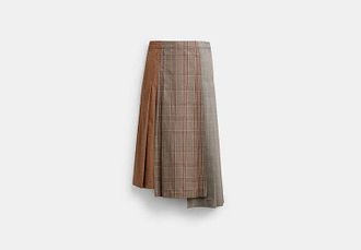 Coach Pleated Heritage Skirt
