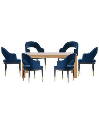 Manhattan Comfort Modern 7Pc Full Dining Set