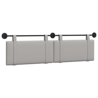 vidaXL Cabecero Colgante Gris Nube Tela Vidaxl