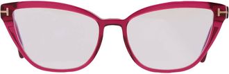 Tom Ford Blue Light Block Cat Eye Ladies Eyeglasses FT5825-B 075 55