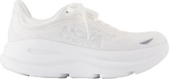 Hoka One One Sneakers, female, White, 7 UK, White Mesh Trainers - Bondi 9