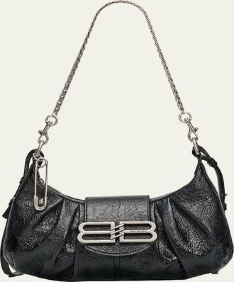 Balenciaga Pamela Small Arena Leather Shoulder Bag