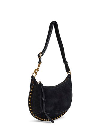 Isabel Marant Womens Shoulder Bag Oskan Moon Black Calf Leather