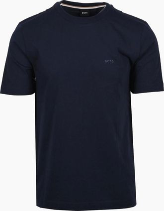 HUGO BOSS Mens Boss Black THOMPSON 01 T-SHIRTS DARK BLUE - Navy - Size: 44