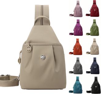 Generic Waterproof 2-Way Commuter Bag, 2025 Premium 3 in 1 Anti-Theft Travel Tote Bag, Multi-Functional and Large Capacity for Women (Khaki)