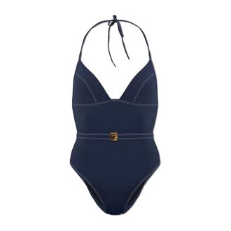 Balmain One-piece, female, Blue, Size: 2XS One-piece Swimsuit