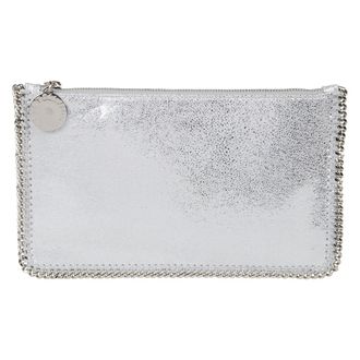 Stella McCartney Stella McCartney, Clutches, female, Gray, Size: ONE SIZE Falabella Chain-trim Clutch