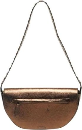 Burberry Pre-owned Shoulder Bags, female, Brown, Size: ONE SIZE Pre-owned Leather Shoulder Bag