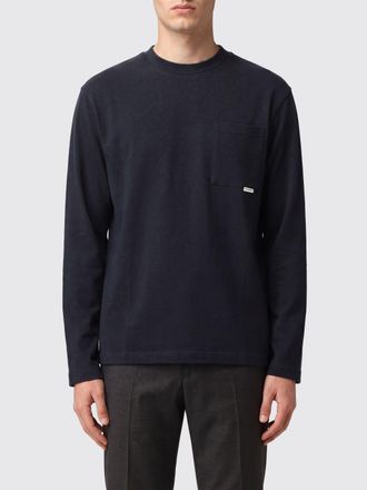 Jil Sander Long-Sleeved Cotton T-shirt with Patch Pocket