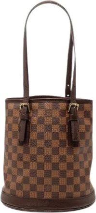 Louis Vuitton Pre-owned Bucket Bags, female, Brown, Size: ONE SIZE Pre-owned The Marais Bucket Bag