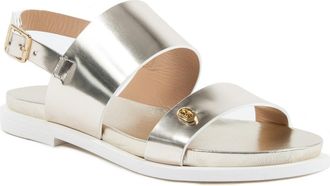 Dee Ocleppo Two-Part Leather Sandals
