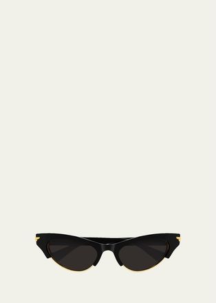 Bottega Veneta 52MM Angle Cateye Sunglasses
