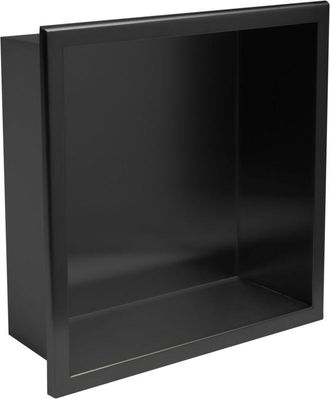 Rea Bathroom Shelf 30x30 Matte Black