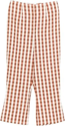 Faithfull The Brand Valeria Capri Pant - Dames - Vrijetijds broeken - Bruin - S - Leer - Broeken