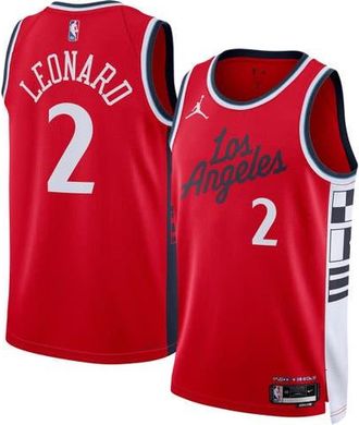 Jordan Brand Unisex Jordan Brand Kawhi Leonard Red LA Clippers 2024/25 Swingman Jersey - Statement Edition at Nordstrom, Size Xxx-Large