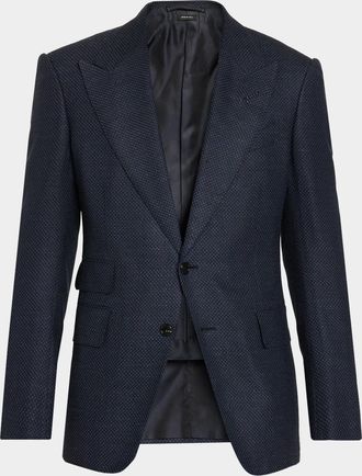 Tom Ford Men & apos;s Wool and Silk Birdseye Sport Coat