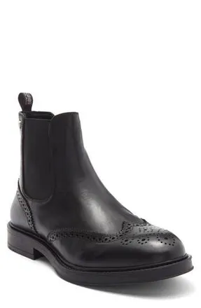 Roberto Cavalli Crip Chelsea Boot in Black at Nordstrom Rack, Size 10