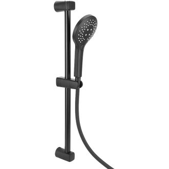 OEM [nunca Usado] Juego De Ducha, Ducha De Lluvia Con Ducha De Mano, Grifo De Ducha De Ba&ntilde;o, Cabezal De Ducha Con Barra Deslizante Ajustable (negro Mate)