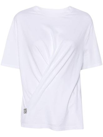 Givenchy T-shirt con placca 4G - Bianco