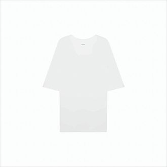 Isabel Marant Minimalist Short-Sleeve T-Shirt With Bold Logo Detail