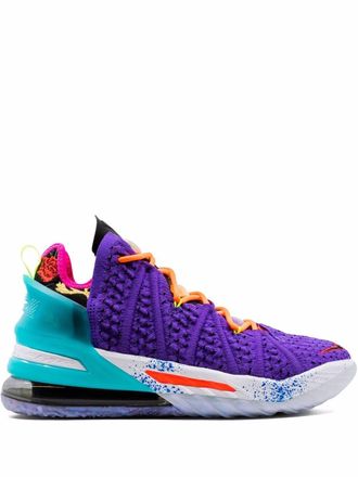 Nike Lebron 18 Best 10-18 sneakers - unisex - Rubber/Polyamide/Polyester - 11.5 - Purple