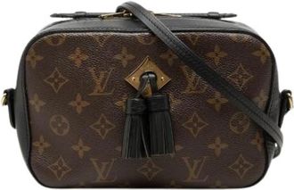 Louis Vuitton Pre-owned Saintonge Monogram 2way Bag - Dames - Vintage Schoudertas - Bruin - ONE Size - Leer - Vintage
