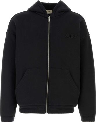 Autry Black Cotton Sweatshirt