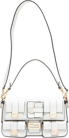 Fendi Borsa a spalla Multipocket Baguette 2020-2024 - Bianco
