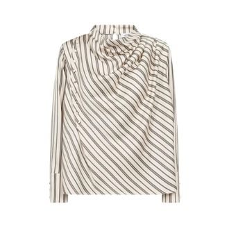 Co'Couture Overhemden, Dames, Beige, XL, Polyester, Hellycc Bluse