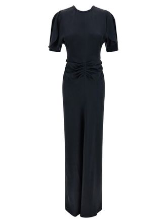 Victoria Beckham Gathered Waist Dress