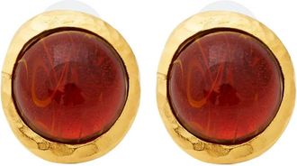 Kenneth Jay Lane Orecchini con topazio - Oro