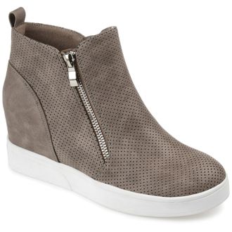 Journee Collection Collection Womens Wide Width Pennelope Sneaker Wedge