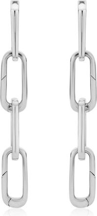 Monica Vinader Sterling Silver Alta Capture Charm Cocktail Earrings