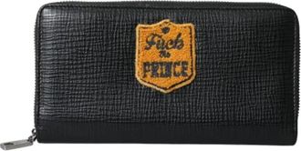 Dolce & Gabbana Pre-owned Canvas wallets - Dames - Vintage Accessoires - Zwart - ONE Size - Leer - Vintage
