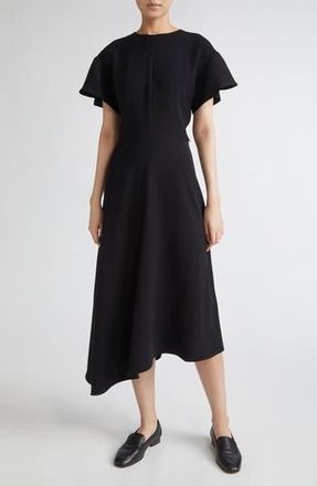 Herno Asymmetric Cady Dress in Black at Nordstrom Rack, Size 0 Us / 36 It
