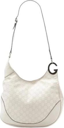 Gucci Pre-owned Shoulder Bags, female, White, Size: ONE SIZE Pre-owned The Charlotte Crossbody Bag