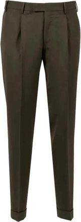 Pantaloni Torino Tailored Broeken - Heren - Slim Fit Broeken - Groen - M - Broeken