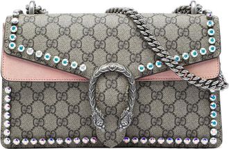 Gucci Pre-owned Gucci Medium GG Supreme Crystal Dionysus Shoulder Bag Ladies 67XU35D619JWJPF6