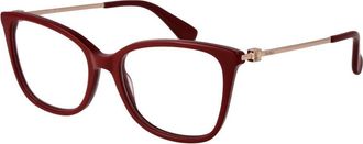 Max Mara Red Acetate Glasses Womens (Frames)