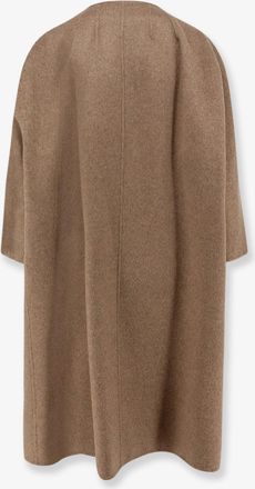 Max Mara Womens Cashmere Coat Brown