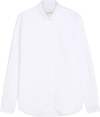 Les Deux Konrad Oxford Stretch-cotton Shirt - White - XL