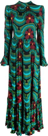 La DoubleJ Visconti maxi dress - women - Elastane/Viscose - S - Green