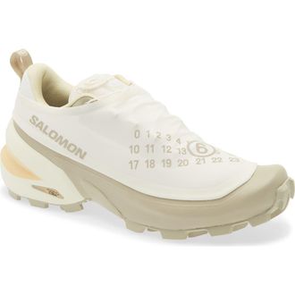 Maison Margiela x Salomon Crossdust Sneaker in Vanilla Ice/Eucalyptus at Nordstrom, Size 11.5
