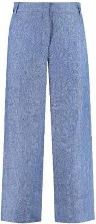 Max Mara Womens Pere Tailored Trousers In Blue