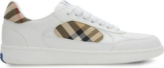 Burberry Sneakers, male, White, 10 UK, Vintage Check Lace-Up Sneaker