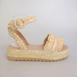 Matisse Footwear Womens Raffia Platform Espadrille Sandal In Natural