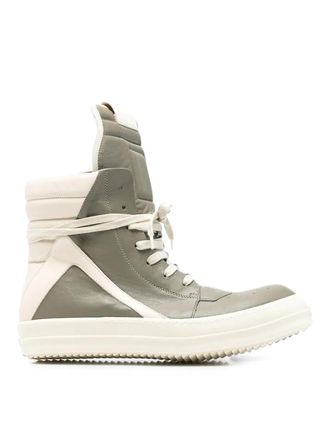 Rick Owens Geobasket Leather Sneakers