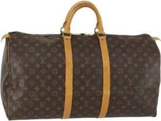 Louis Vuitton Pre-owned Weekend Bags, female, Brown, Size: ONE SIZE Pre-owned Vintage Weekend Bag