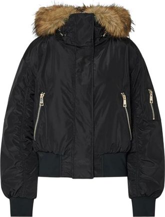 Liu Jo Bomber con Cappuccio - - Jackets - Donna - Nero - L